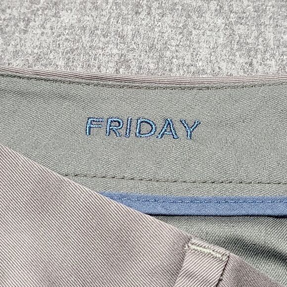 Bonobos Friday Pants Mens 35x32 Gray Athletic Fit Stretch Casual Chino Slacks - Picture 6 of 10